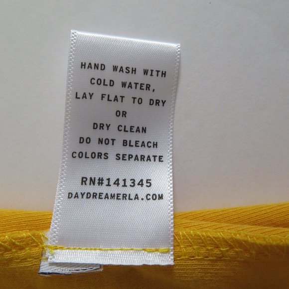 Daydreamer - CAMP DAYDREAMER TANK, Yellow, Size XL - NWT - Picture 7 of 7